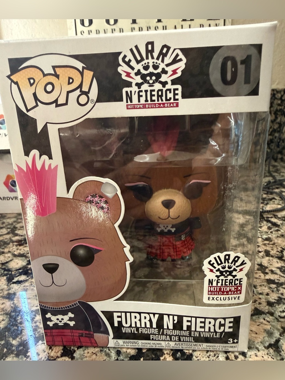 Funko Pop! Furry N' Fierce Hot Topic Build-A-Bear Exclusive Good Condition